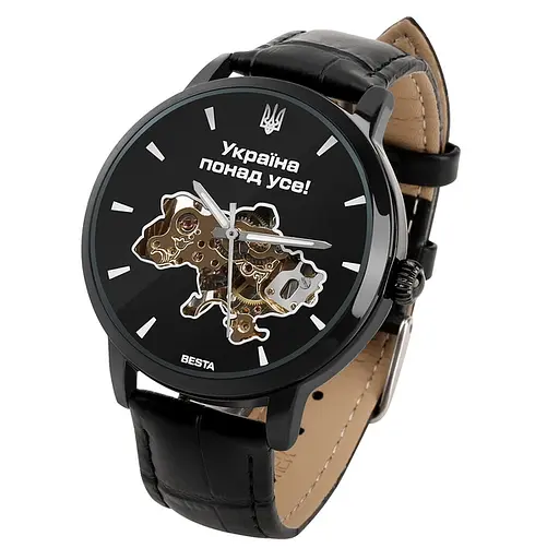 Годинник Besta Skeleton UA Black - фото 4