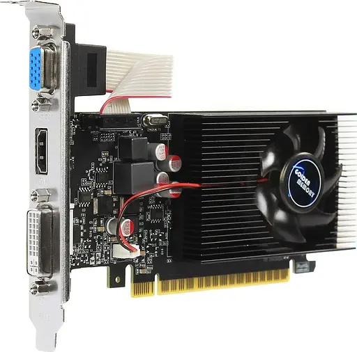 Видеокарта GeForce GT730 Golden Memory 4Gb GDDR3 128-bit VGA/DVI/HDMI 700/1333 MHz Low Profile (GT730LPD34G128bit) - фото 1