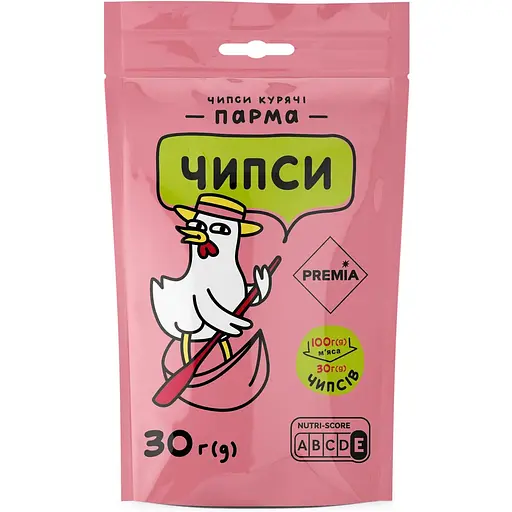 Чипсы Премия Парма куриные 30 г