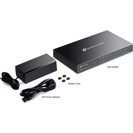 10-портовий гигабитний комутатор, ES210GMP TP-LINK - фото 6