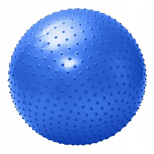 М'яч для фітнесу (фітбол) 4FIZJO 65 см масажний Anti-Burst 4FJ0616 Blue (P-5905973400213) - фото 1