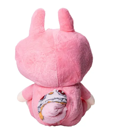 Детский набор Игрушка плед Лабуба темно-розовый мягкая игрушка с пледом для детей - фото 3