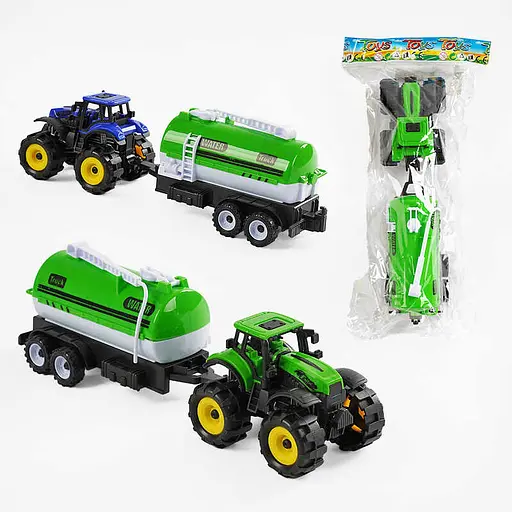 Трактор, инерционный механизм, съемная цистерна (В ассортименте) - фото 2