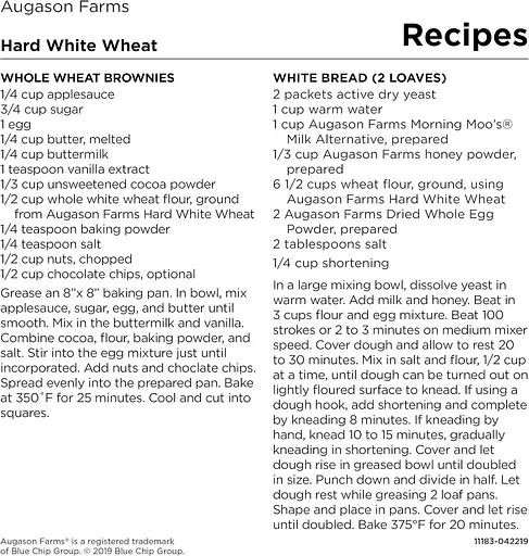 Пшеница твердых сортов с длительным сроком хранения до 30 лет Augason farms, 236 порций (101186) - фото 4