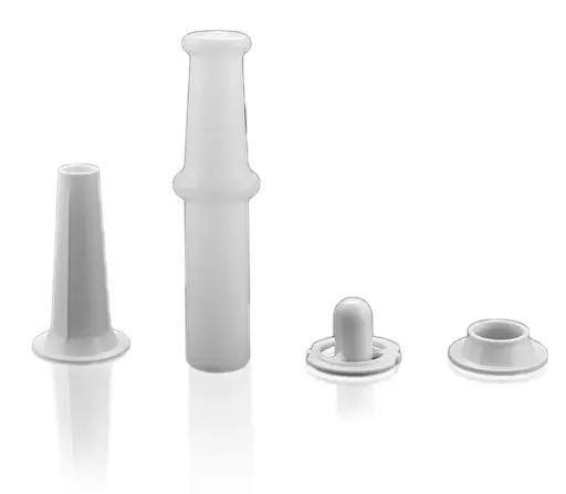 Мясорубка Liberton LMG-18S01, White/Black, 1800W, производительность 1.2кг/мин, диски для измельчения 3/5/7мм, насадка для колбасок/"кеббе", металлический шнек, реверс, защита от перегрева - фото 3