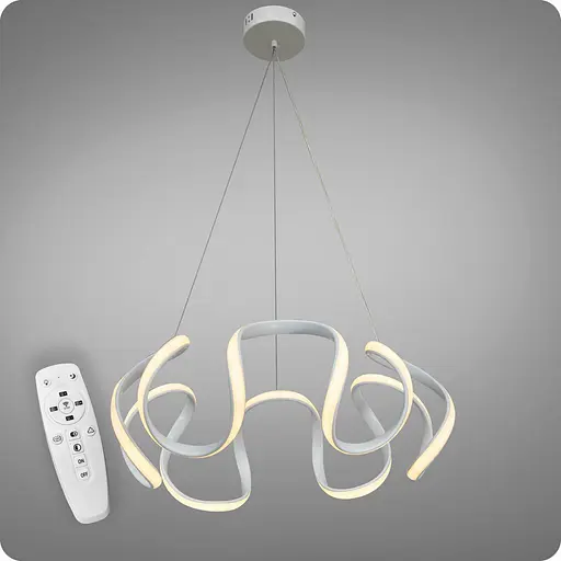 Люстра підвісна 517 Dlight 3color с пультом 90Вт Білий (02006) - фото 2