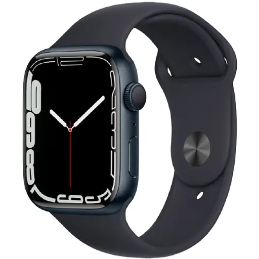 Смарт-годинник Apple Watch Series 7 GPS 45mm Midnight Aluminum Case with Midnight Sport Band [MKN53] Б/В [161674] - фото 1