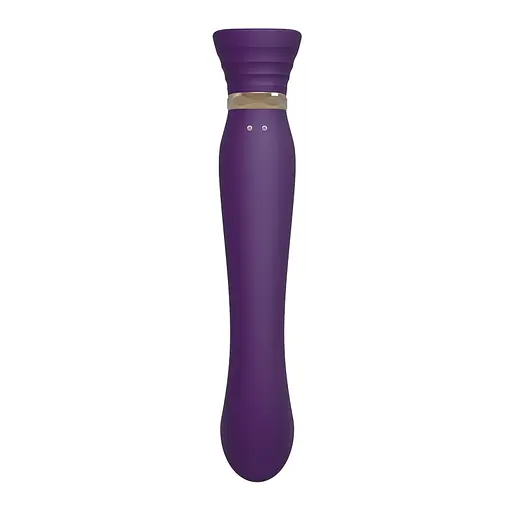 Вібратор Zalo Queen G-Spot Pulse Wave 21.5 см фіолетовий - фото 2