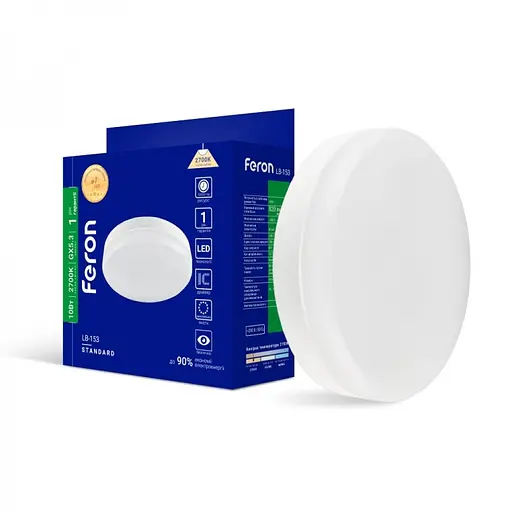 Лампа светодиодная Feron LB-153 230V GX53 10 Вт 2700K (80307)