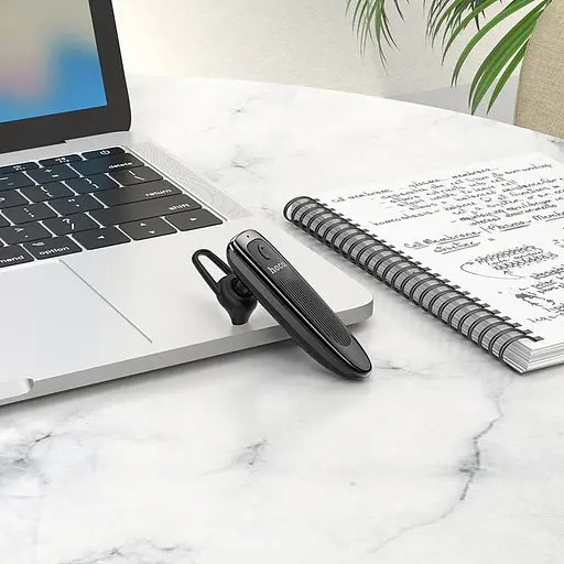 Bluetooth-гарнітура Hoco E60 Brightness Bluetooth Headset Black (751058) [77491] - фото 4