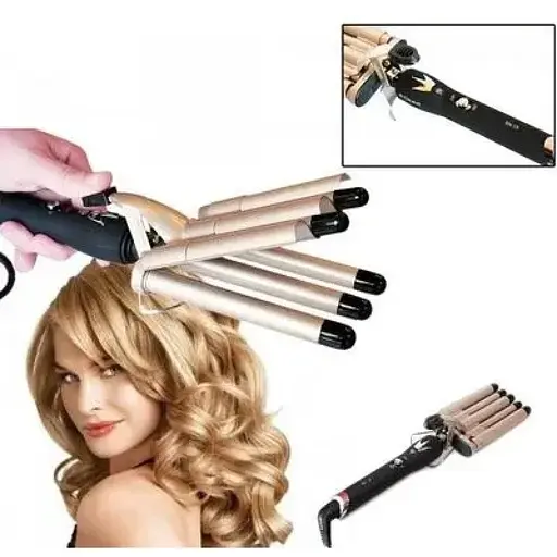 Плойка Gemei GM 2933 Хвиля щипці для завивки волосся, гофре, плойка - фото 4