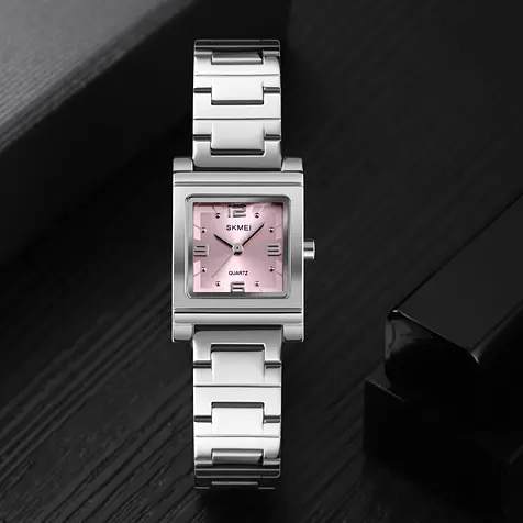 Наручний годинник жіночий 1388PK Pink Skmei acs0030780 - фото 3