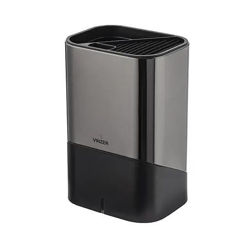 Лоток, підставка для кухонного приладдя VINZER Органайзер для ножів та кухонних аксесуарів з іонізатором Nero Collection (50341) - фото 2