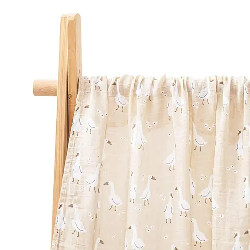 Набор муслиновых детских пеленальных одеял OldBro комплект из 2 шт. размер 100х120 см funny stories - фото 3