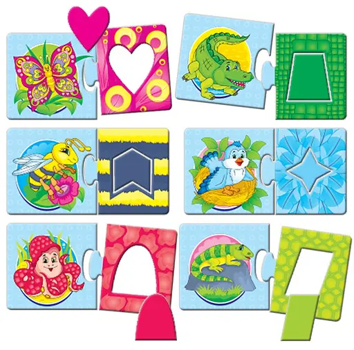 Детская настольная игра-квест "Фигуры, цвета" 84429, 8 вариантов игр - фото 4