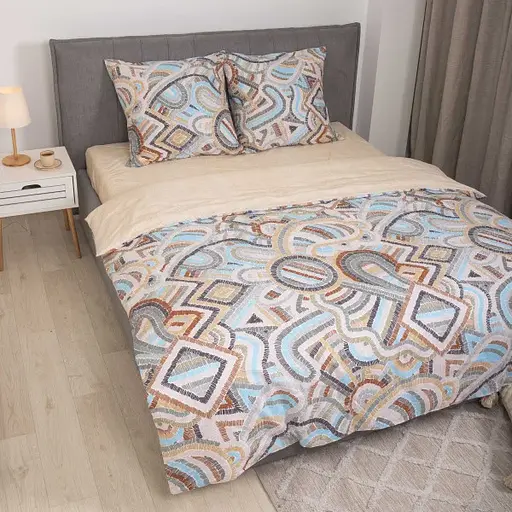 Комплект постільної білизни Viluta євро ранфорс 23236 100% бавовна - фото 3