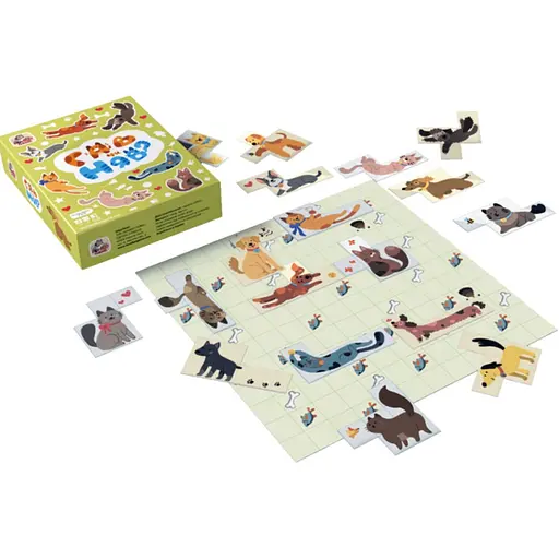 Сімейна настільна гра "Гав чи Мяу" 800477 для 2 гравців - фото 2