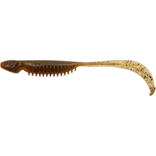 Силікон Reins Curly Shad 3.5" 002 Green Pumpkin (14 шт/уп)