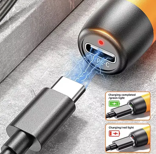 Аккумуляторная отвертка 46 в 1 с магнитными битами. Черная - фото 8