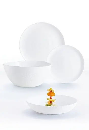 Сервіз Luminarc Ammonite White, 19 предметів - фото 1