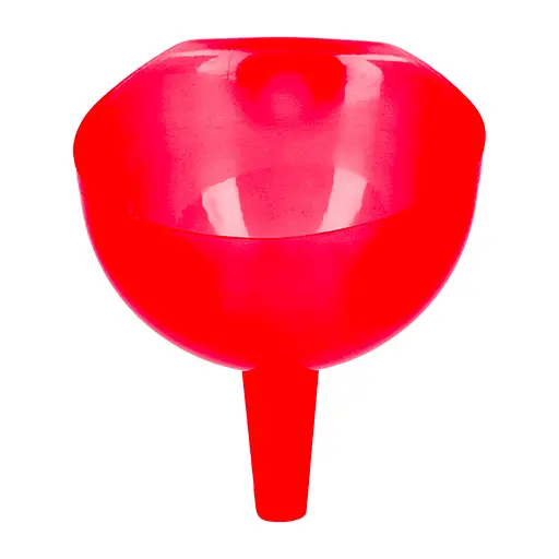 Лейка сливная воронка пластмассовая на банку, Kitchette Красный 84522 - фото 3