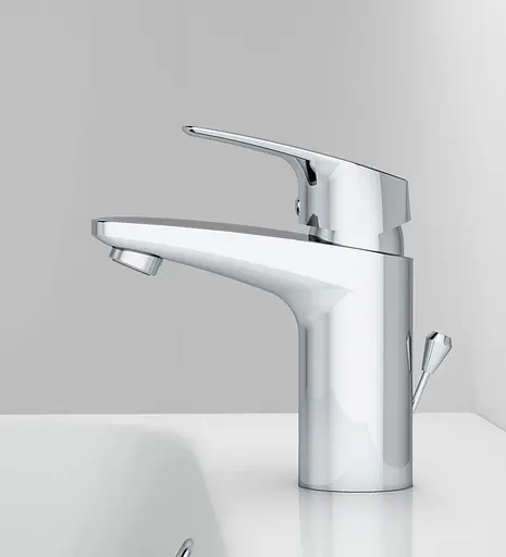 Змішувач для умивальника Am.Pm Gem з донним клапаном хром F9092100 Хром - фото 2