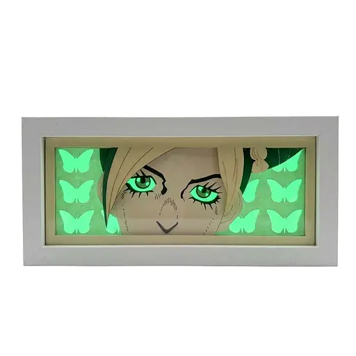 Світильник нічник 3D Неймовірні Пригоди ДжоДжо Джолін JoJo's Bizarre Adventure Jolyne 20 см NL3D JJ JC - фото 1