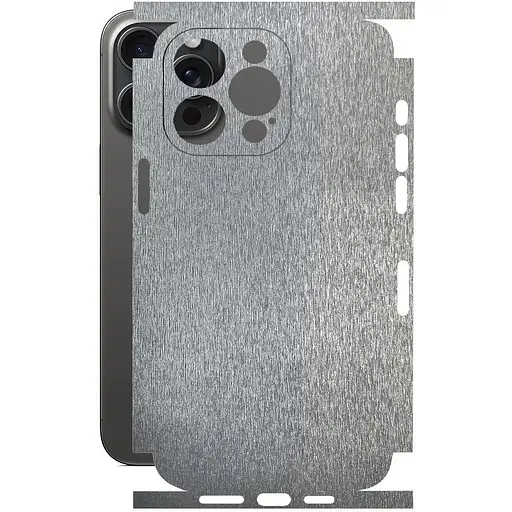 Захисна плівка StatusSKIN для Apple iPhone 15 Pro Max Корпус Вініл Метал срібло - фото 1