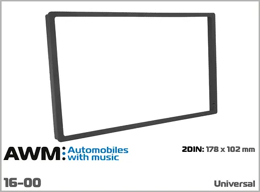 Рамка декоративная универсальная 2 DIN AWM 16-00 - фото 4