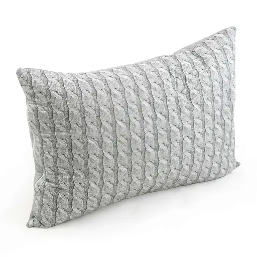 Подушка Руно 50х70 силиконовая на молнииGrey Braid 310.52СМ_Grey Braid