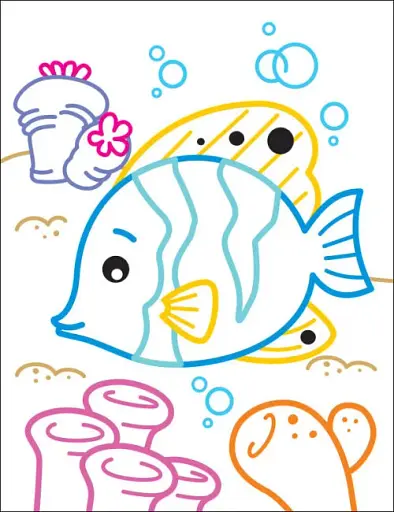 Кольорові зафарбовки: Восьминіжок - фото 2