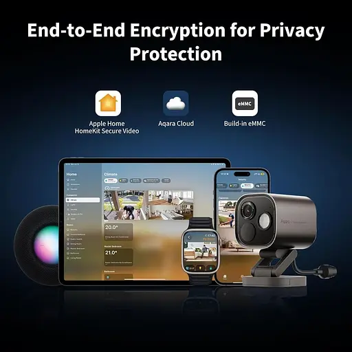 IP-камера для відеоспостереження Aqara Camera Hub G5 Pro PoE Shadow Gray (CH-C03D) [137666] - фото 3