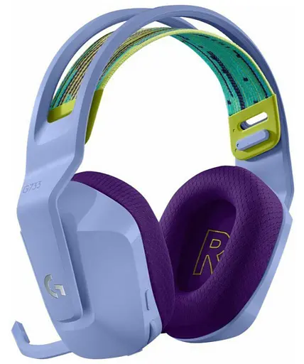 Наушники G733 Lightspeed Wireless RGB, LILAC Logitech teh0021838 - фото 2