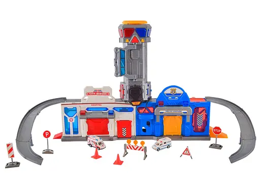 Паркінг SK-757HJA на батарі. пластик + метал, світло, звук, у коробці (6968537060086) - фото 1