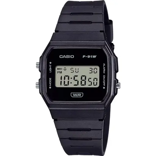 Чоловічий годинник Casio F-91WB-1A - фото 1