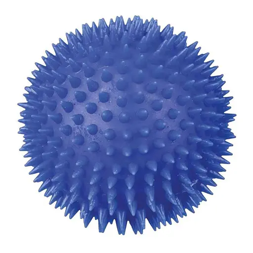 Игрушка Trixie для собак Мяч игольчатый с пищалкой средний винил 10 см - фото 3