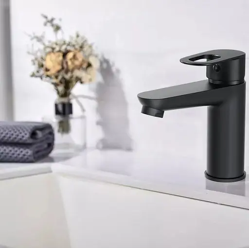 Змішувач для раковини Lidz Latwa 001 LDLAT001BLA45418 - фото 2