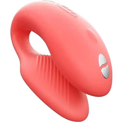 Смарт-вибратор для пар We-Vibe Chorus Crave Coral сенсорное управление вибрациями сжатием пульта