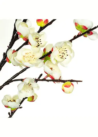 Гілка квітучої сливи, біла, 115 см Elisey 8414-014   - фото 3