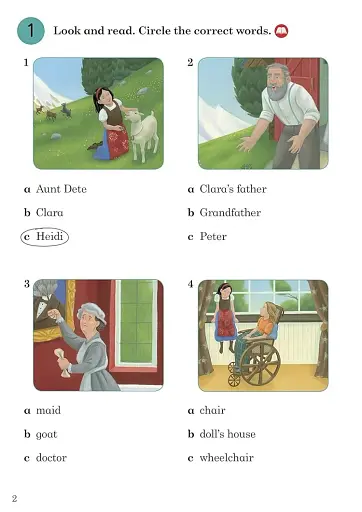 Ladybird Readers 4 Heidi Activity Book - фото 2