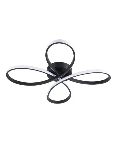 Люстра Goldlux 331816 Fiore LED 1x42W 4000K 5000Lm IP20 черная - фото 1