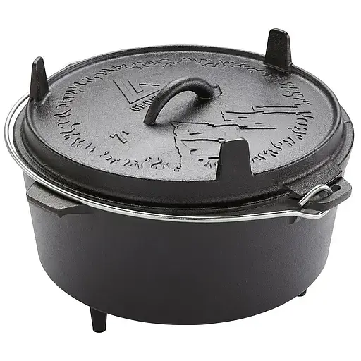 Казан з кришкою Groenberg Askja Pot Black 30 см 7 л (DAS303244) - фото 1