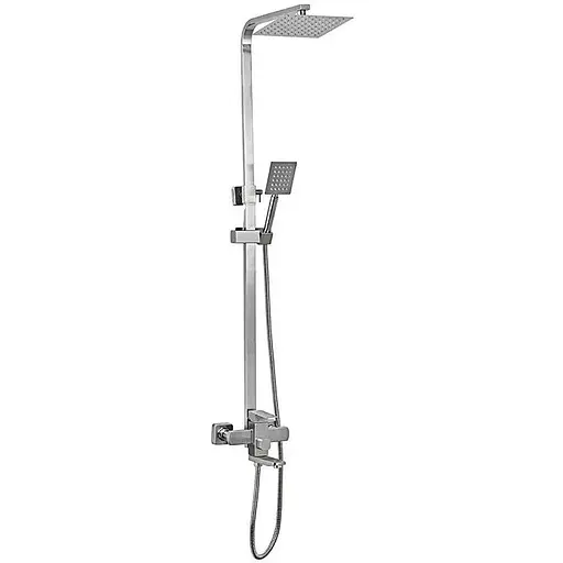 Душевая система Armata Kub-009-J CH6495, Нержавеющая сталь - фото 1