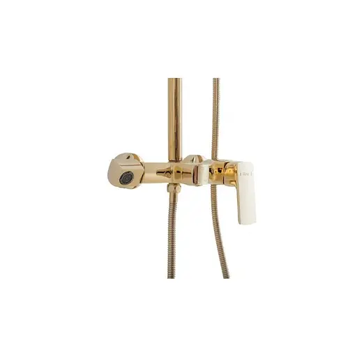 Душова система Rea Roger gold золотий з виливом REA-P0692, Золотий - фото 5