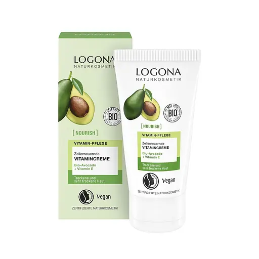БИО-Крем витаминный Питательный Интенсивная терапия Авокадо Logona 50 мл - фото 1