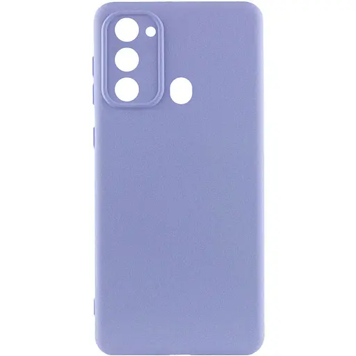 Чохол Silicone Cover Lakshmi Full Camera (A) для Tecno Spark Go 2022 (KG5m) Бузковий / Dasheen