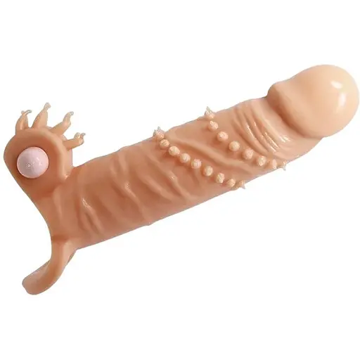 Насадка на пенис Pretty Love LyBaile Penis extended Sleeve Connor 17 см телесный