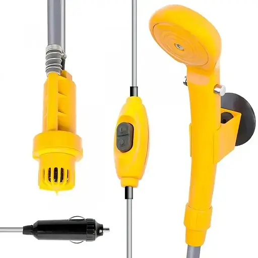 Портативный автомобильный душ от прикуривателя Supretto (7932)