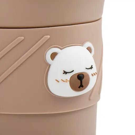 Термос Elisey Cute bear 1 коричневый (9185-007) 420 мл - фото 5