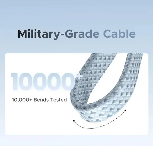 Магнитный павербанк Ugreen PB594 с беспроводной MagSafe зарядкой голубой 30W 10000 мАч - фото 5